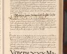Zdjęcie nr 201 dla obiektu archiwalnego: Acta actorum causarum, sententiarum tam diffinitivarum quam interlocutoriarum et obligationum, quietationum ac constitutionum procuratorum coram reverendo domino Petro Mischkowsky Gneznensi et Cracoviensi canonico vicarique in spiritualibus Cracoviensi generali ad annum Domini MDLᵐᵘᵐ, cuius indicio est octava, pontificatus post mortem sanctissimi in Christo patris et domini nostri domini Pauli divina providencia pape III anno XVIᵐᵒ defuncti vacante, Regni vero serennissimi principis et domini Sigismundi Augusti Dei gratia Regis Poloniae, Magni Ducis Litwaniae, Russie, Prussie, Mazowie etc. domini et haeredis, anno XXIᵒ foeliciter continuantur