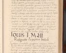 Zdjęcie nr 153 dla obiektu archiwalnego: Acta actorum causarum, sententiarum tam diffinitivarum quam interlocutoriarum et obligationum, quietationum ac constitutionum procuratorum coram reverendo domino Petro Mischkowsky Gneznensi et Cracoviensi canonico vicarique in spiritualibus Cracoviensi generali ad annum Domini MDLᵐᵘᵐ, cuius indicio est octava, pontificatus post mortem sanctissimi in Christo patris et domini nostri domini Pauli divina providencia pape III anno XVIᵐᵒ defuncti vacante, Regni vero serennissimi principis et domini Sigismundi Augusti Dei gratia Regis Poloniae, Magni Ducis Litwaniae, Russie, Prussie, Mazowie etc. domini et haeredis, anno XXIᵒ foeliciter continuantur