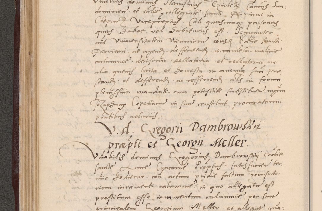 Zdjęcie nr 126 dla obiektu archiwalnego: Acta actorum causarum, sententiarum tam diffinitivarum quam interlocutoriarum et obligationum, quietationum ac constitutionum procuratorum coram reverendo domino Petro Mischkowsky Gneznensi et Cracoviensi canonico vicarique in spiritualibus Cracoviensi generali ad annum Domini MDLᵐᵘᵐ, cuius indicio est octava, pontificatus post mortem sanctissimi in Christo patris et domini nostri domini Pauli divina providencia pape III anno XVIᵐᵒ defuncti vacante, Regni vero serennissimi principis et domini Sigismundi Augusti Dei gratia Regis Poloniae, Magni Ducis Litwaniae, Russie, Prussie, Mazowie etc. domini et haeredis, anno XXIᵒ foeliciter continuantur