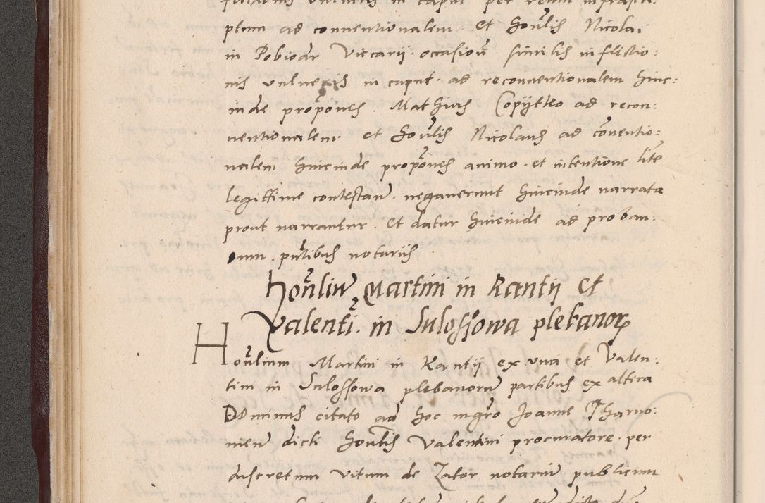 Zdjęcie nr 62 dla obiektu archiwalnego: Acta actorum causarum, sententiarum tam diffinitivarum quam interlocutoriarum et obligationum, quietationum ac constitutionum procuratorum coram reverendo domino Petro Mischkowsky Gneznensi et Cracoviensi canonico vicarique in spiritualibus Cracoviensi generali ad annum Domini MDLᵐᵘᵐ, cuius indicio est octava, pontificatus post mortem sanctissimi in Christo patris et domini nostri domini Pauli divina providencia pape III anno XVIᵐᵒ defuncti vacante, Regni vero serennissimi principis et domini Sigismundi Augusti Dei gratia Regis Poloniae, Magni Ducis Litwaniae, Russie, Prussie, Mazowie etc. domini et haeredis, anno XXIᵒ foeliciter continuantur