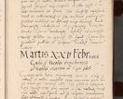 Zdjęcie nr 13 dla obiektu archiwalnego: Acta actorum causarum, sententiarum tam diffinitivarum quam interlocutoriarum et obligationum, quietationum ac constitutionum procuratorum coram reverendo domino Petro Mischkowsky Gneznensi et Cracoviensi canonico vicarique in spiritualibus Cracoviensi generali ad annum Domini MDLᵐᵘᵐ, cuius indicio est octava, pontificatus post mortem sanctissimi in Christo patris et domini nostri domini Pauli divina providencia pape III anno XVIᵐᵒ defuncti vacante, Regni vero serennissimi principis et domini Sigismundi Augusti Dei gratia Regis Poloniae, Magni Ducis Litwaniae, Russie, Prussie, Mazowie etc. domini et haeredis, anno XXIᵒ foeliciter continuantur