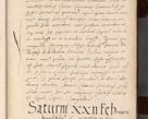 Zdjęcie nr 9 dla obiektu archiwalnego: Acta actorum causarum, sententiarum tam diffinitivarum quam interlocutoriarum et obligationum, quietationum ac constitutionum procuratorum coram reverendo domino Petro Mischkowsky Gneznensi et Cracoviensi canonico vicarique in spiritualibus Cracoviensi generali ad annum Domini MDLᵐᵘᵐ, cuius indicio est octava, pontificatus post mortem sanctissimi in Christo patris et domini nostri domini Pauli divina providencia pape III anno XVIᵐᵒ defuncti vacante, Regni vero serennissimi principis et domini Sigismundi Augusti Dei gratia Regis Poloniae, Magni Ducis Litwaniae, Russie, Prussie, Mazowie etc. domini et haeredis, anno XXIᵒ foeliciter continuantur