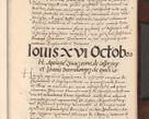 Zdjęcie nr 387 dla obiektu archiwalnego: Acta actorum causarum, sententiarum tam diffinitivarum quam interlocutoriarum et obligationum, quietationum ac constitutionum procuratorum coram reverendo domino Petro Mischkowsky Gneznensi et Cracoviensi canonico vicarique in spiritualibus Cracoviensi generali ad annum Domini MDLᵐᵘᵐ, cuius indicio est octava, pontificatus post mortem sanctissimi in Christo patris et domini nostri domini Pauli divina providencia pape III anno XVIᵐᵒ defuncti vacante, Regni vero serennissimi principis et domini Sigismundi Augusti Dei gratia Regis Poloniae, Magni Ducis Litwaniae, Russie, Prussie, Mazowie etc. domini et haeredis, anno XXIᵒ foeliciter continuantur