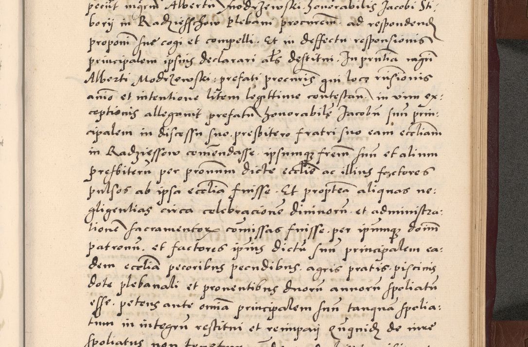 Zdjęcie nr 339 dla obiektu archiwalnego: Acta actorum causarum, sententiarum tam diffinitivarum quam interlocutoriarum et obligationum, quietationum ac constitutionum procuratorum coram reverendo domino Petro Mischkowsky Gneznensi et Cracoviensi canonico vicarique in spiritualibus Cracoviensi generali ad annum Domini MDLᵐᵘᵐ, cuius indicio est octava, pontificatus post mortem sanctissimi in Christo patris et domini nostri domini Pauli divina providencia pape III anno XVIᵐᵒ defuncti vacante, Regni vero serennissimi principis et domini Sigismundi Augusti Dei gratia Regis Poloniae, Magni Ducis Litwaniae, Russie, Prussie, Mazowie etc. domini et haeredis, anno XXIᵒ foeliciter continuantur