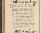 Zdjęcie nr 312 dla obiektu archiwalnego: Acta actorum causarum, sententiarum tam diffinitivarum quam interlocutoriarum et obligationum, quietationum ac constitutionum procuratorum coram reverendo domino Petro Mischkowsky Gneznensi et Cracoviensi canonico vicarique in spiritualibus Cracoviensi generali ad annum Domini MDLᵐᵘᵐ, cuius indicio est octava, pontificatus post mortem sanctissimi in Christo patris et domini nostri domini Pauli divina providencia pape III anno XVIᵐᵒ defuncti vacante, Regni vero serennissimi principis et domini Sigismundi Augusti Dei gratia Regis Poloniae, Magni Ducis Litwaniae, Russie, Prussie, Mazowie etc. domini et haeredis, anno XXIᵒ foeliciter continuantur