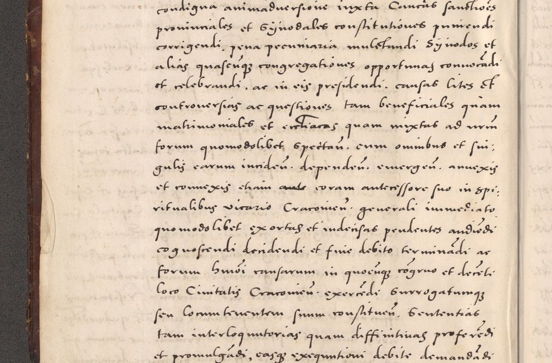 Zdjęcie nr 12 dla obiektu archiwalnego: Acta actorum causarum, sentenciarum tam diffinitivarum quam interloquutoriarum, decretorum, obligationum, quietationum et constitucionum procuratorum coram reverendo domino Bartholomeo Ganthkowsky cancellario Gnesnensi, archidiacono et reverendissimi in Christo patris domini Andree Dei gratia episcopi Cracoviensis vicario in spiritualibus generali Cracoviensi ad annum Domini millesimum quingentesimum quingentesimum primum, cuius indictio nona, pontificatus sanctissimi in Christo patris domini Julii divina providencia pape tercii, annus secundus (sic!) felici omine incipiutur.