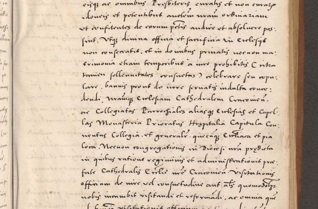 Zdjęcie nr 11 dla obiektu archiwalnego: Acta actorum causarum, sentenciarum tam diffinitivarum quam interloquutoriarum, decretorum, obligationum, quietationum et constitucionum procuratorum coram reverendo domino Bartholomeo Ganthkowsky cancellario Gnesnensi, archidiacono et reverendissimi in Christo patris domini Andree Dei gratia episcopi Cracoviensis vicario in spiritualibus generali Cracoviensi ad annum Domini millesimum quingentesimum quingentesimum primum, cuius indictio nona, pontificatus sanctissimi in Christo patris domini Julii divina providencia pape tercii, annus secundus (sic!) felici omine incipiutur.