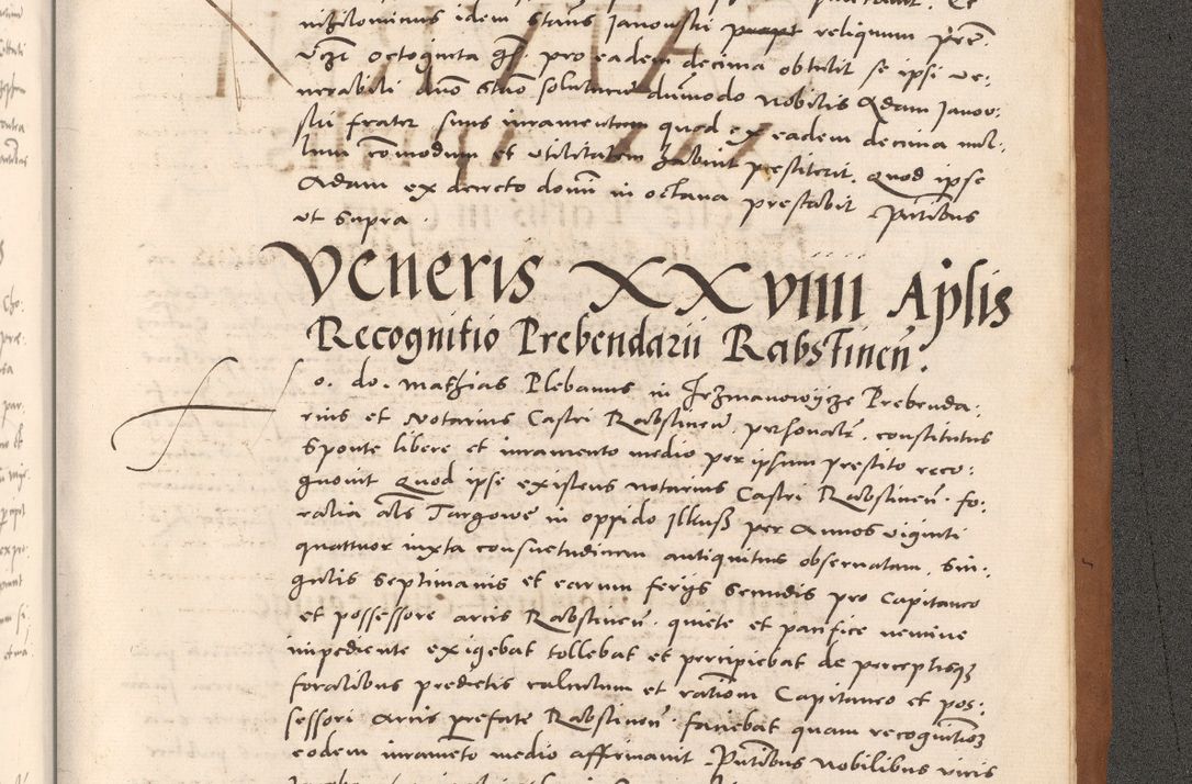 Zdjęcie nr 1183 dla obiektu archiwalnego: Acta actorum causarum, sentenciarum tam diffinitivarum quam interloquutoriarum, decretorum, obligationum, quietationum et constitucionum procuratorum coram reverendo domino Bartholomeo Ganthkowsky cancellario Gnesnensi, archidiacono et reverendissimi in Christo patris domini Andree Dei gratia episcopi Cracoviensis vicario in spiritualibus generali Cracoviensi ad annum Domini millesimum quingentesimum quingentesimum primum, cuius indictio nona, pontificatus sanctissimi in Christo patris domini Julii divina providencia pape tercii, annus secundus (sic!) felici omine incipiutur.