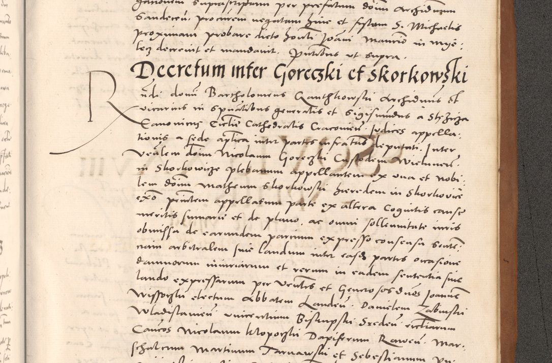 Zdjęcie nr 1171 dla obiektu archiwalnego: Acta actorum causarum, sentenciarum tam diffinitivarum quam interloquutoriarum, decretorum, obligationum, quietationum et constitucionum procuratorum coram reverendo domino Bartholomeo Ganthkowsky cancellario Gnesnensi, archidiacono et reverendissimi in Christo patris domini Andree Dei gratia episcopi Cracoviensis vicario in spiritualibus generali Cracoviensi ad annum Domini millesimum quingentesimum quingentesimum primum, cuius indictio nona, pontificatus sanctissimi in Christo patris domini Julii divina providencia pape tercii, annus secundus (sic!) felici omine incipiutur.