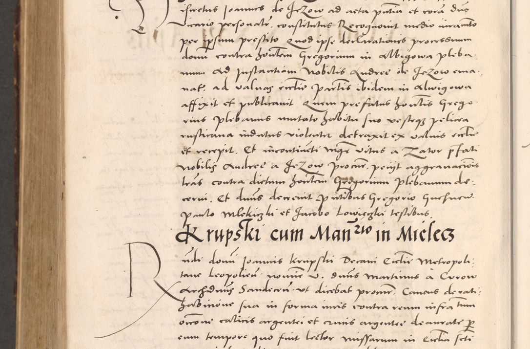 Zdjęcie nr 1170 dla obiektu archiwalnego: Acta actorum causarum, sentenciarum tam diffinitivarum quam interloquutoriarum, decretorum, obligationum, quietationum et constitucionum procuratorum coram reverendo domino Bartholomeo Ganthkowsky cancellario Gnesnensi, archidiacono et reverendissimi in Christo patris domini Andree Dei gratia episcopi Cracoviensis vicario in spiritualibus generali Cracoviensi ad annum Domini millesimum quingentesimum quingentesimum primum, cuius indictio nona, pontificatus sanctissimi in Christo patris domini Julii divina providencia pape tercii, annus secundus (sic!) felici omine incipiutur.