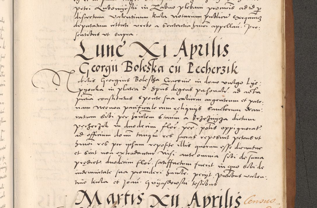 Zdjęcie nr 1161 dla obiektu archiwalnego: Acta actorum causarum, sentenciarum tam diffinitivarum quam interloquutoriarum, decretorum, obligationum, quietationum et constitucionum procuratorum coram reverendo domino Bartholomeo Ganthkowsky cancellario Gnesnensi, archidiacono et reverendissimi in Christo patris domini Andree Dei gratia episcopi Cracoviensis vicario in spiritualibus generali Cracoviensi ad annum Domini millesimum quingentesimum quingentesimum primum, cuius indictio nona, pontificatus sanctissimi in Christo patris domini Julii divina providencia pape tercii, annus secundus (sic!) felici omine incipiutur.