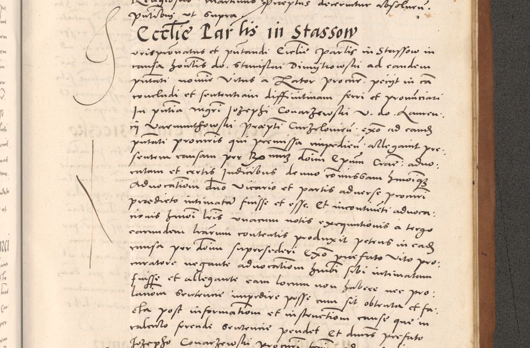 Zdjęcie nr 1155 dla obiektu archiwalnego: Acta actorum causarum, sentenciarum tam diffinitivarum quam interloquutoriarum, decretorum, obligationum, quietationum et constitucionum procuratorum coram reverendo domino Bartholomeo Ganthkowsky cancellario Gnesnensi, archidiacono et reverendissimi in Christo patris domini Andree Dei gratia episcopi Cracoviensis vicario in spiritualibus generali Cracoviensi ad annum Domini millesimum quingentesimum quingentesimum primum, cuius indictio nona, pontificatus sanctissimi in Christo patris domini Julii divina providencia pape tercii, annus secundus (sic!) felici omine incipiutur.