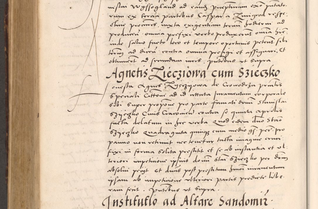 Zdjęcie nr 1156 dla obiektu archiwalnego: Acta actorum causarum, sentenciarum tam diffinitivarum quam interloquutoriarum, decretorum, obligationum, quietationum et constitucionum procuratorum coram reverendo domino Bartholomeo Ganthkowsky cancellario Gnesnensi, archidiacono et reverendissimi in Christo patris domini Andree Dei gratia episcopi Cracoviensis vicario in spiritualibus generali Cracoviensi ad annum Domini millesimum quingentesimum quingentesimum primum, cuius indictio nona, pontificatus sanctissimi in Christo patris domini Julii divina providencia pape tercii, annus secundus (sic!) felici omine incipiutur.