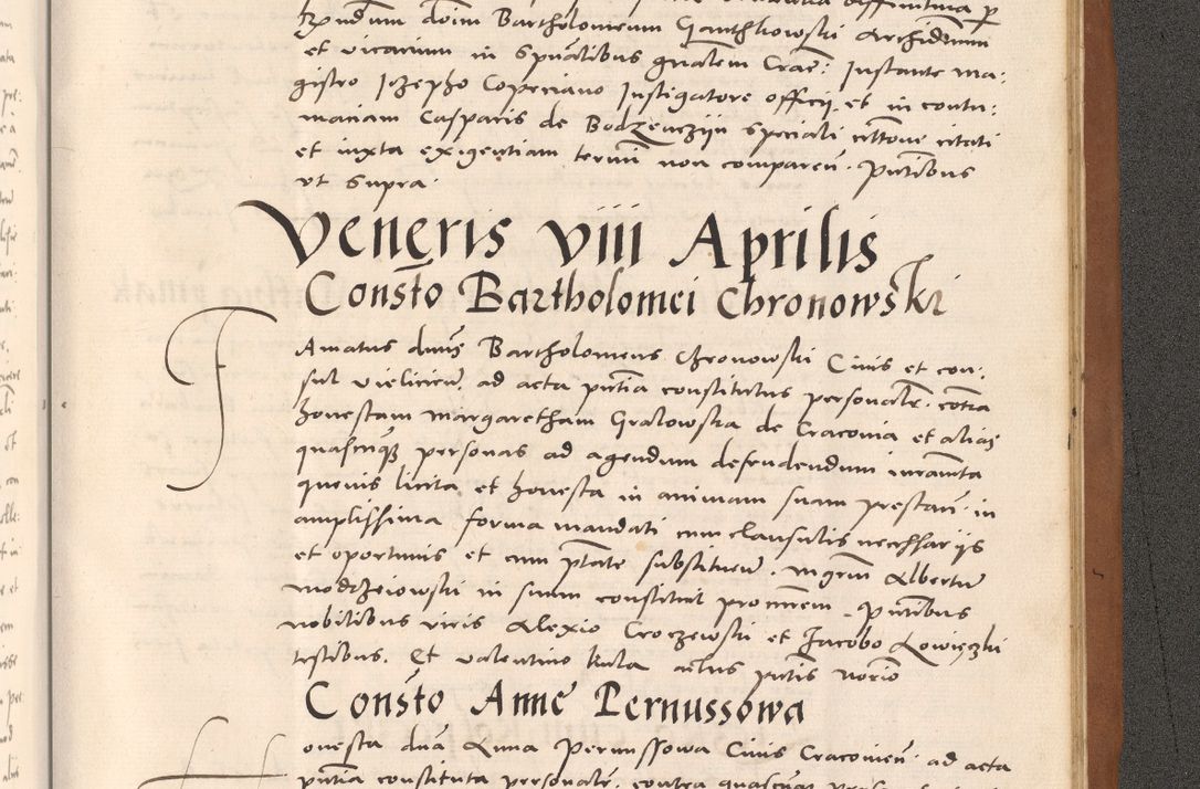 Zdjęcie nr 1151 dla obiektu archiwalnego: Acta actorum causarum, sentenciarum tam diffinitivarum quam interloquutoriarum, decretorum, obligationum, quietationum et constitucionum procuratorum coram reverendo domino Bartholomeo Ganthkowsky cancellario Gnesnensi, archidiacono et reverendissimi in Christo patris domini Andree Dei gratia episcopi Cracoviensis vicario in spiritualibus generali Cracoviensi ad annum Domini millesimum quingentesimum quingentesimum primum, cuius indictio nona, pontificatus sanctissimi in Christo patris domini Julii divina providencia pape tercii, annus secundus (sic!) felici omine incipiutur.