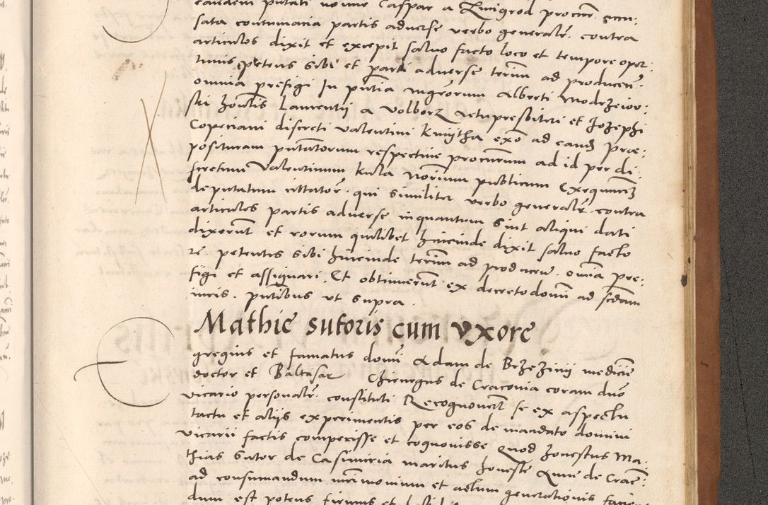 Zdjęcie nr 1143 dla obiektu archiwalnego: Acta actorum causarum, sentenciarum tam diffinitivarum quam interloquutoriarum, decretorum, obligationum, quietationum et constitucionum procuratorum coram reverendo domino Bartholomeo Ganthkowsky cancellario Gnesnensi, archidiacono et reverendissimi in Christo patris domini Andree Dei gratia episcopi Cracoviensis vicario in spiritualibus generali Cracoviensi ad annum Domini millesimum quingentesimum quingentesimum primum, cuius indictio nona, pontificatus sanctissimi in Christo patris domini Julii divina providencia pape tercii, annus secundus (sic!) felici omine incipiutur.