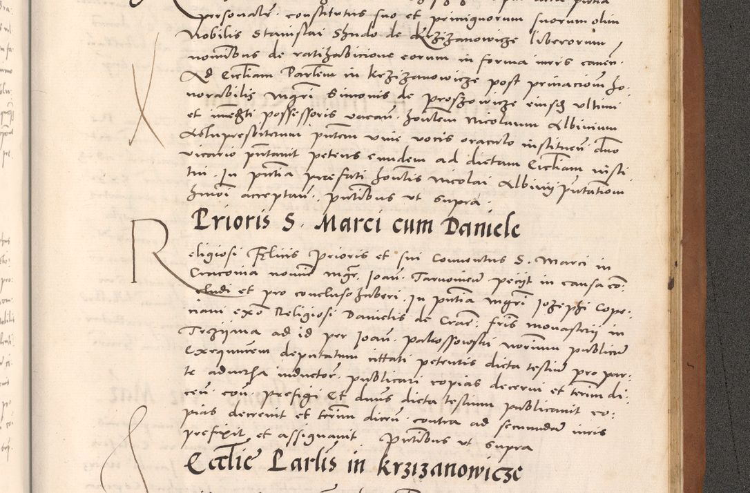 Zdjęcie nr 1135 dla obiektu archiwalnego: Acta actorum causarum, sentenciarum tam diffinitivarum quam interloquutoriarum, decretorum, obligationum, quietationum et constitucionum procuratorum coram reverendo domino Bartholomeo Ganthkowsky cancellario Gnesnensi, archidiacono et reverendissimi in Christo patris domini Andree Dei gratia episcopi Cracoviensis vicario in spiritualibus generali Cracoviensi ad annum Domini millesimum quingentesimum quingentesimum primum, cuius indictio nona, pontificatus sanctissimi in Christo patris domini Julii divina providencia pape tercii, annus secundus (sic!) felici omine incipiutur.