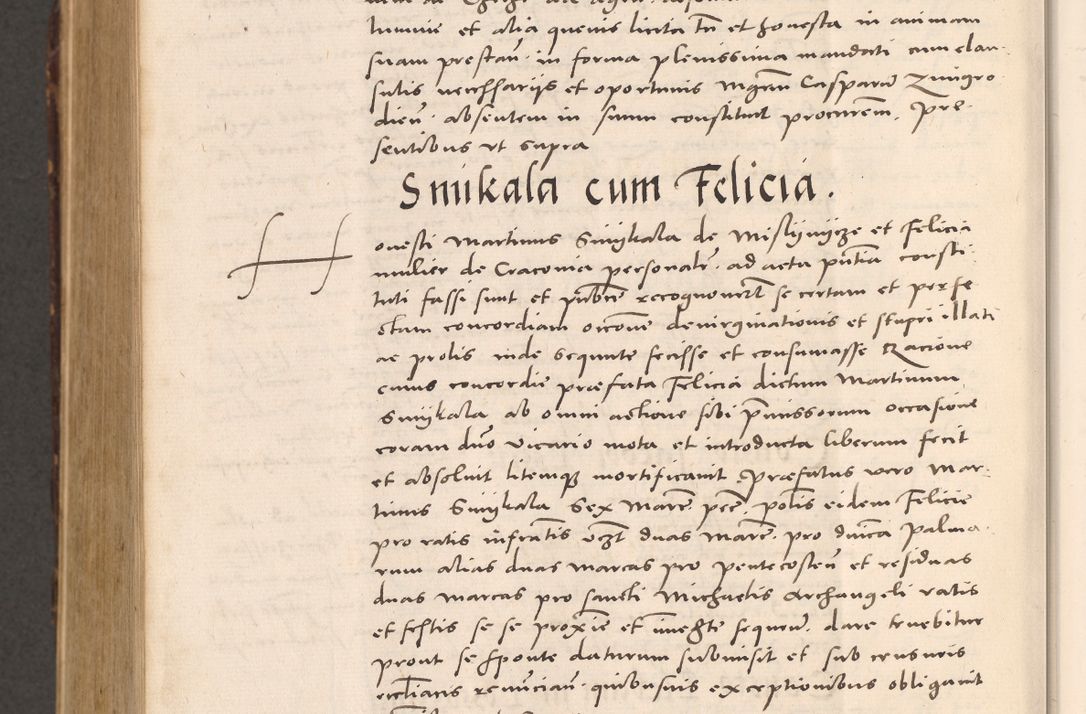 Zdjęcie nr 1128 dla obiektu archiwalnego: Acta actorum causarum, sentenciarum tam diffinitivarum quam interloquutoriarum, decretorum, obligationum, quietationum et constitucionum procuratorum coram reverendo domino Bartholomeo Ganthkowsky cancellario Gnesnensi, archidiacono et reverendissimi in Christo patris domini Andree Dei gratia episcopi Cracoviensis vicario in spiritualibus generali Cracoviensi ad annum Domini millesimum quingentesimum quingentesimum primum, cuius indictio nona, pontificatus sanctissimi in Christo patris domini Julii divina providencia pape tercii, annus secundus (sic!) felici omine incipiutur.