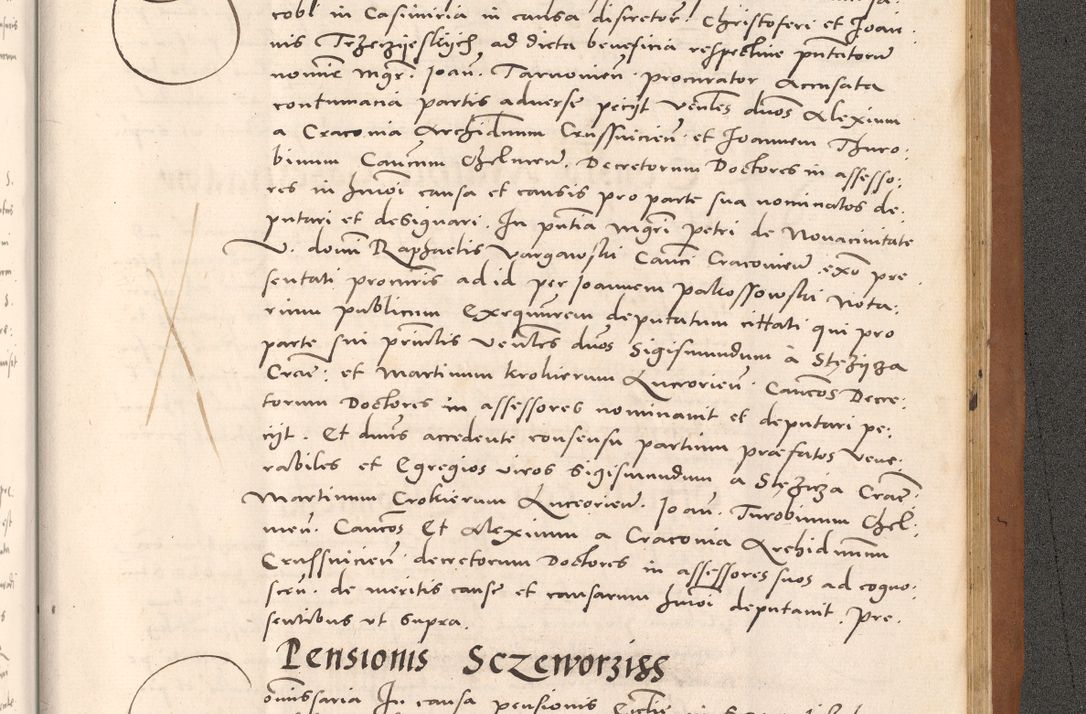 Zdjęcie nr 1123 dla obiektu archiwalnego: Acta actorum causarum, sentenciarum tam diffinitivarum quam interloquutoriarum, decretorum, obligationum, quietationum et constitucionum procuratorum coram reverendo domino Bartholomeo Ganthkowsky cancellario Gnesnensi, archidiacono et reverendissimi in Christo patris domini Andree Dei gratia episcopi Cracoviensis vicario in spiritualibus generali Cracoviensi ad annum Domini millesimum quingentesimum quingentesimum primum, cuius indictio nona, pontificatus sanctissimi in Christo patris domini Julii divina providencia pape tercii, annus secundus (sic!) felici omine incipiutur.