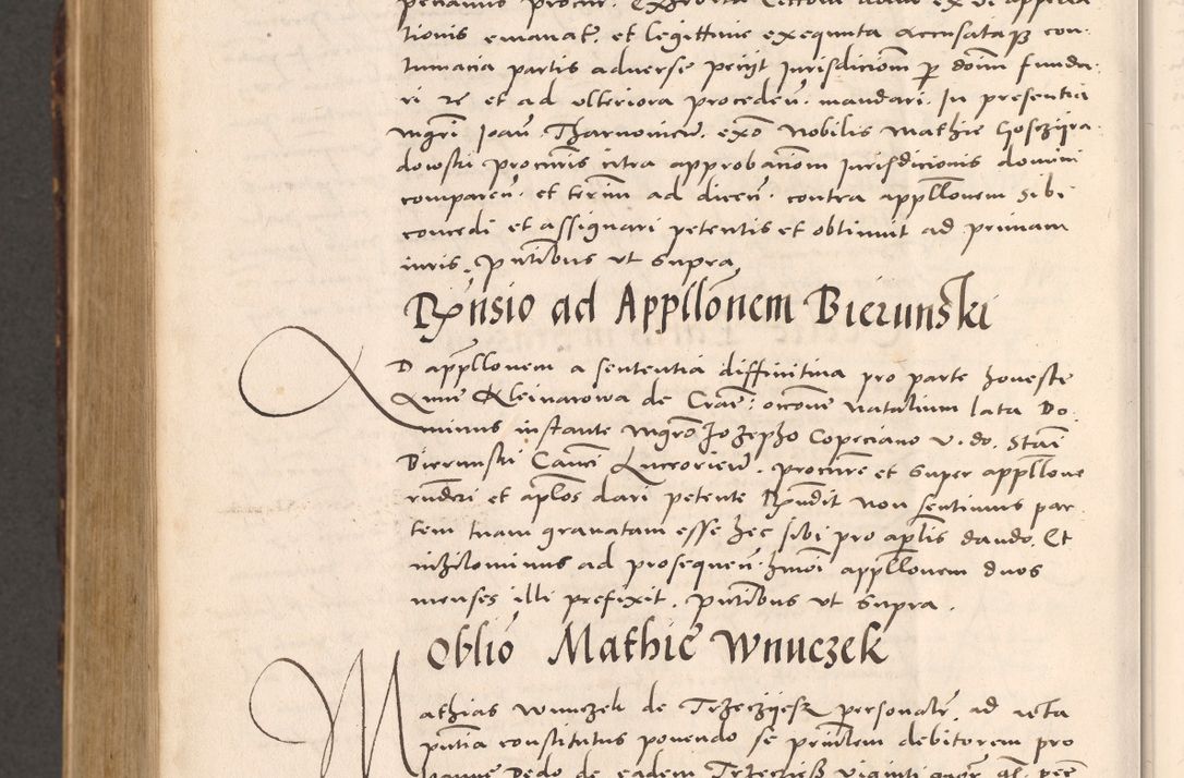 Zdjęcie nr 1126 dla obiektu archiwalnego: Acta actorum causarum, sentenciarum tam diffinitivarum quam interloquutoriarum, decretorum, obligationum, quietationum et constitucionum procuratorum coram reverendo domino Bartholomeo Ganthkowsky cancellario Gnesnensi, archidiacono et reverendissimi in Christo patris domini Andree Dei gratia episcopi Cracoviensis vicario in spiritualibus generali Cracoviensi ad annum Domini millesimum quingentesimum quingentesimum primum, cuius indictio nona, pontificatus sanctissimi in Christo patris domini Julii divina providencia pape tercii, annus secundus (sic!) felici omine incipiutur.