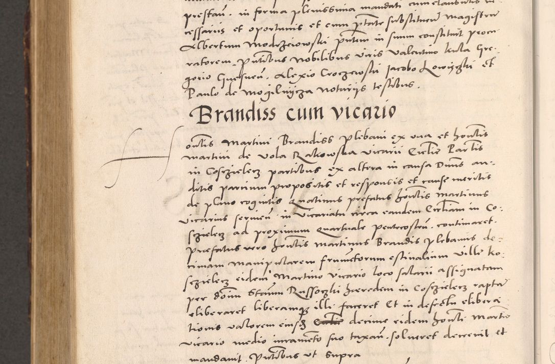 Zdjęcie nr 1120 dla obiektu archiwalnego: Acta actorum causarum, sentenciarum tam diffinitivarum quam interloquutoriarum, decretorum, obligationum, quietationum et constitucionum procuratorum coram reverendo domino Bartholomeo Ganthkowsky cancellario Gnesnensi, archidiacono et reverendissimi in Christo patris domini Andree Dei gratia episcopi Cracoviensis vicario in spiritualibus generali Cracoviensi ad annum Domini millesimum quingentesimum quingentesimum primum, cuius indictio nona, pontificatus sanctissimi in Christo patris domini Julii divina providencia pape tercii, annus secundus (sic!) felici omine incipiutur.