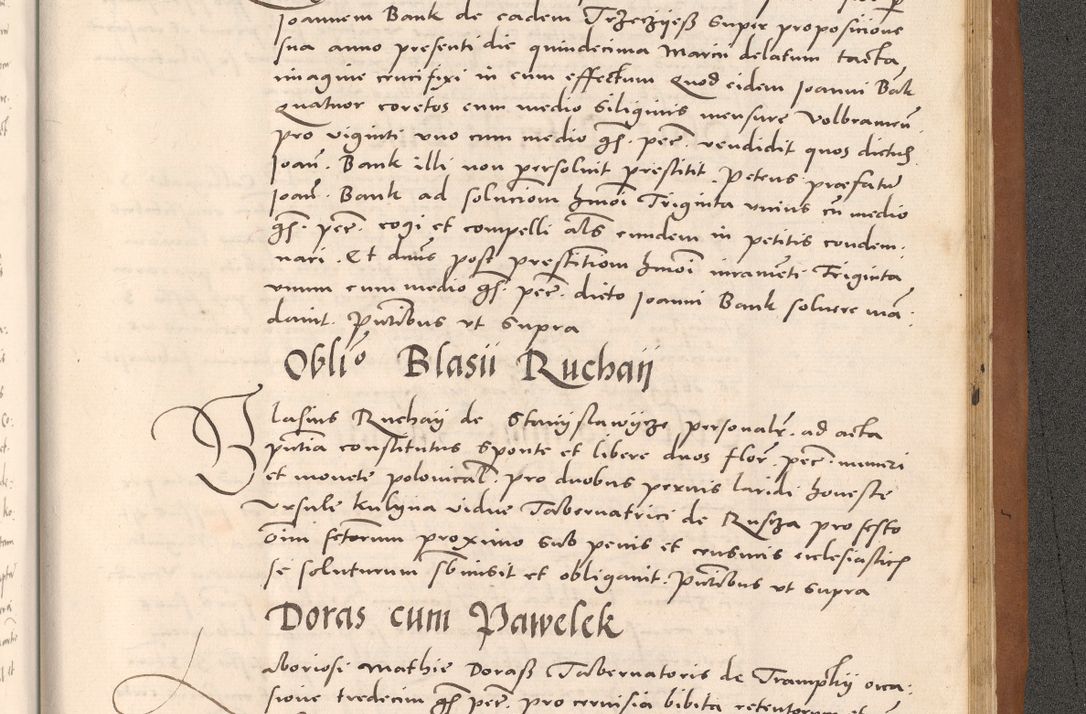 Zdjęcie nr 1121 dla obiektu archiwalnego: Acta actorum causarum, sentenciarum tam diffinitivarum quam interloquutoriarum, decretorum, obligationum, quietationum et constitucionum procuratorum coram reverendo domino Bartholomeo Ganthkowsky cancellario Gnesnensi, archidiacono et reverendissimi in Christo patris domini Andree Dei gratia episcopi Cracoviensis vicario in spiritualibus generali Cracoviensi ad annum Domini millesimum quingentesimum quingentesimum primum, cuius indictio nona, pontificatus sanctissimi in Christo patris domini Julii divina providencia pape tercii, annus secundus (sic!) felici omine incipiutur.