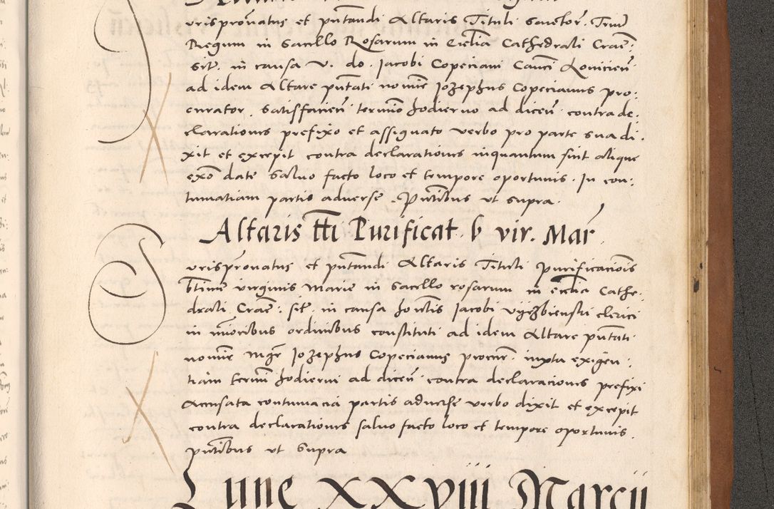 Zdjęcie nr 1117 dla obiektu archiwalnego: Acta actorum causarum, sentenciarum tam diffinitivarum quam interloquutoriarum, decretorum, obligationum, quietationum et constitucionum procuratorum coram reverendo domino Bartholomeo Ganthkowsky cancellario Gnesnensi, archidiacono et reverendissimi in Christo patris domini Andree Dei gratia episcopi Cracoviensis vicario in spiritualibus generali Cracoviensi ad annum Domini millesimum quingentesimum quingentesimum primum, cuius indictio nona, pontificatus sanctissimi in Christo patris domini Julii divina providencia pape tercii, annus secundus (sic!) felici omine incipiutur.