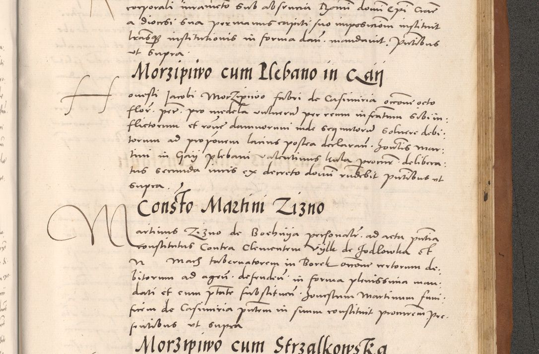 Zdjęcie nr 1105 dla obiektu archiwalnego: Acta actorum causarum, sentenciarum tam diffinitivarum quam interloquutoriarum, decretorum, obligationum, quietationum et constitucionum procuratorum coram reverendo domino Bartholomeo Ganthkowsky cancellario Gnesnensi, archidiacono et reverendissimi in Christo patris domini Andree Dei gratia episcopi Cracoviensis vicario in spiritualibus generali Cracoviensi ad annum Domini millesimum quingentesimum quingentesimum primum, cuius indictio nona, pontificatus sanctissimi in Christo patris domini Julii divina providencia pape tercii, annus secundus (sic!) felici omine incipiutur.