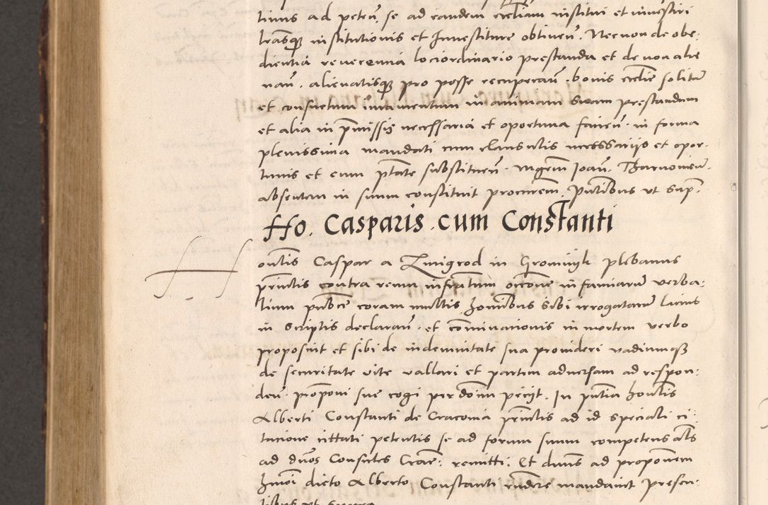Zdjęcie nr 1106 dla obiektu archiwalnego: Acta actorum causarum, sentenciarum tam diffinitivarum quam interloquutoriarum, decretorum, obligationum, quietationum et constitucionum procuratorum coram reverendo domino Bartholomeo Ganthkowsky cancellario Gnesnensi, archidiacono et reverendissimi in Christo patris domini Andree Dei gratia episcopi Cracoviensis vicario in spiritualibus generali Cracoviensi ad annum Domini millesimum quingentesimum quingentesimum primum, cuius indictio nona, pontificatus sanctissimi in Christo patris domini Julii divina providencia pape tercii, annus secundus (sic!) felici omine incipiutur.