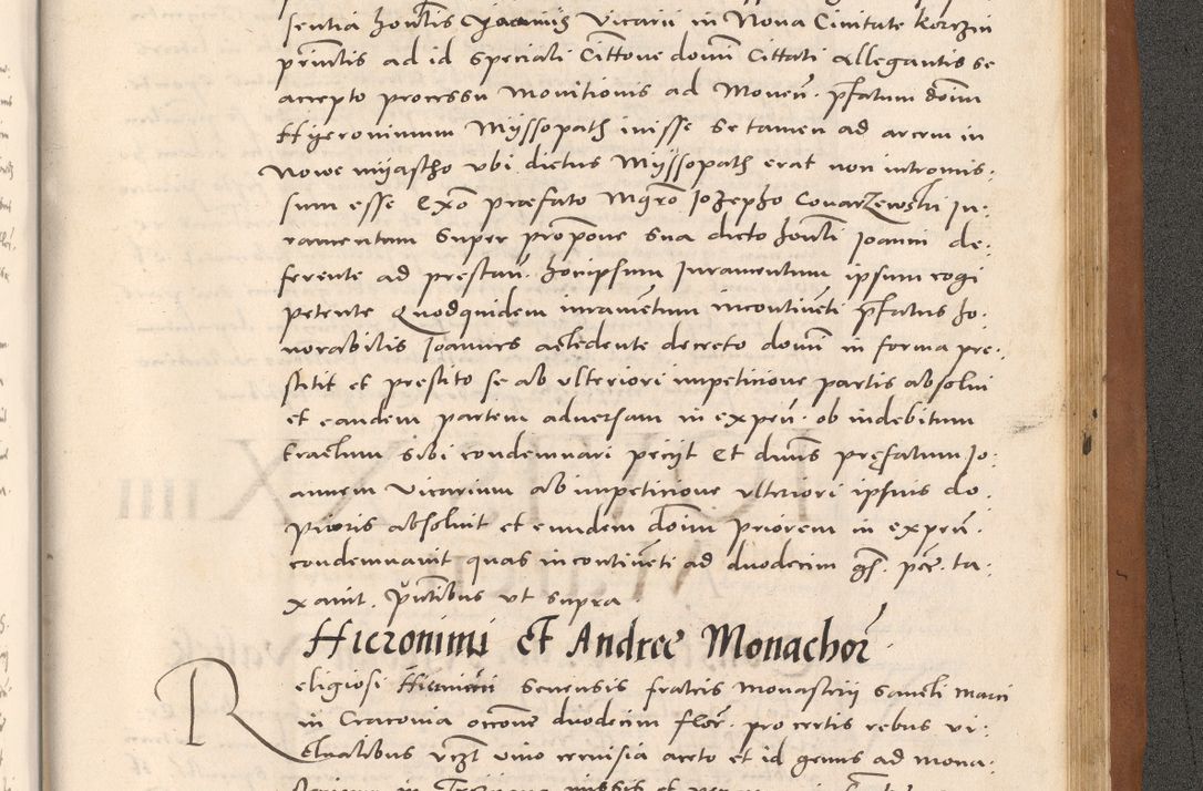 Zdjęcie nr 1101 dla obiektu archiwalnego: Acta actorum causarum, sentenciarum tam diffinitivarum quam interloquutoriarum, decretorum, obligationum, quietationum et constitucionum procuratorum coram reverendo domino Bartholomeo Ganthkowsky cancellario Gnesnensi, archidiacono et reverendissimi in Christo patris domini Andree Dei gratia episcopi Cracoviensis vicario in spiritualibus generali Cracoviensi ad annum Domini millesimum quingentesimum quingentesimum primum, cuius indictio nona, pontificatus sanctissimi in Christo patris domini Julii divina providencia pape tercii, annus secundus (sic!) felici omine incipiutur.