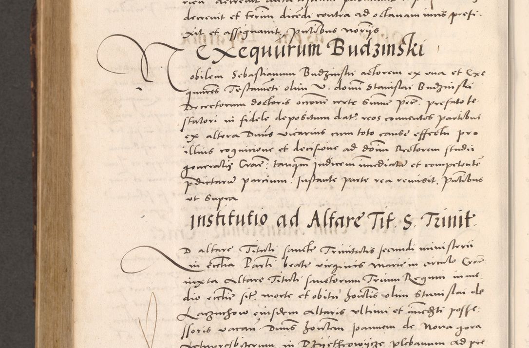 Zdjęcie nr 1090 dla obiektu archiwalnego: Acta actorum causarum, sentenciarum tam diffinitivarum quam interloquutoriarum, decretorum, obligationum, quietationum et constitucionum procuratorum coram reverendo domino Bartholomeo Ganthkowsky cancellario Gnesnensi, archidiacono et reverendissimi in Christo patris domini Andree Dei gratia episcopi Cracoviensis vicario in spiritualibus generali Cracoviensi ad annum Domini millesimum quingentesimum quingentesimum primum, cuius indictio nona, pontificatus sanctissimi in Christo patris domini Julii divina providencia pape tercii, annus secundus (sic!) felici omine incipiutur.