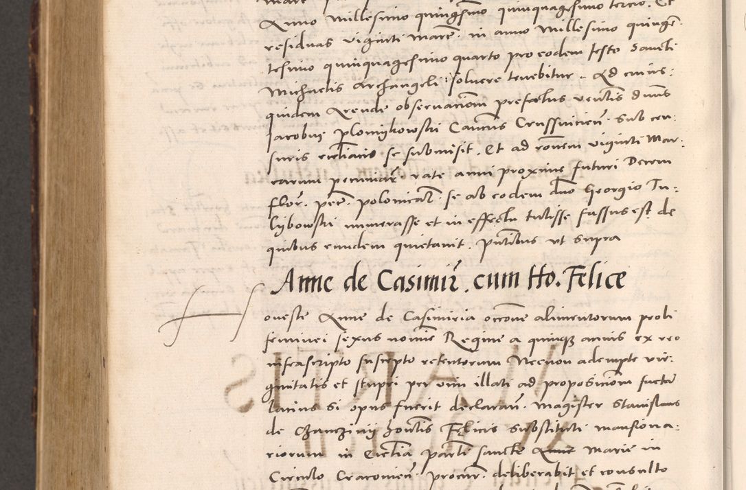 Zdjęcie nr 1082 dla obiektu archiwalnego: Acta actorum causarum, sentenciarum tam diffinitivarum quam interloquutoriarum, decretorum, obligationum, quietationum et constitucionum procuratorum coram reverendo domino Bartholomeo Ganthkowsky cancellario Gnesnensi, archidiacono et reverendissimi in Christo patris domini Andree Dei gratia episcopi Cracoviensis vicario in spiritualibus generali Cracoviensi ad annum Domini millesimum quingentesimum quingentesimum primum, cuius indictio nona, pontificatus sanctissimi in Christo patris domini Julii divina providencia pape tercii, annus secundus (sic!) felici omine incipiutur.