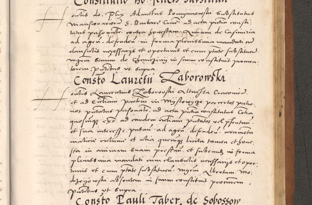 Zdjęcie nr 1085 dla obiektu archiwalnego: Acta actorum causarum, sentenciarum tam diffinitivarum quam interloquutoriarum, decretorum, obligationum, quietationum et constitucionum procuratorum coram reverendo domino Bartholomeo Ganthkowsky cancellario Gnesnensi, archidiacono et reverendissimi in Christo patris domini Andree Dei gratia episcopi Cracoviensis vicario in spiritualibus generali Cracoviensi ad annum Domini millesimum quingentesimum quingentesimum primum, cuius indictio nona, pontificatus sanctissimi in Christo patris domini Julii divina providencia pape tercii, annus secundus (sic!) felici omine incipiutur.
