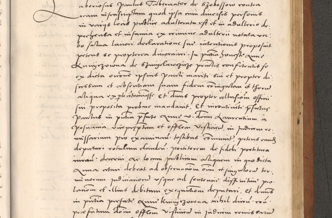 Zdjęcie nr 1083 dla obiektu archiwalnego: Acta actorum causarum, sentenciarum tam diffinitivarum quam interloquutoriarum, decretorum, obligationum, quietationum et constitucionum procuratorum coram reverendo domino Bartholomeo Ganthkowsky cancellario Gnesnensi, archidiacono et reverendissimi in Christo patris domini Andree Dei gratia episcopi Cracoviensis vicario in spiritualibus generali Cracoviensi ad annum Domini millesimum quingentesimum quingentesimum primum, cuius indictio nona, pontificatus sanctissimi in Christo patris domini Julii divina providencia pape tercii, annus secundus (sic!) felici omine incipiutur.
