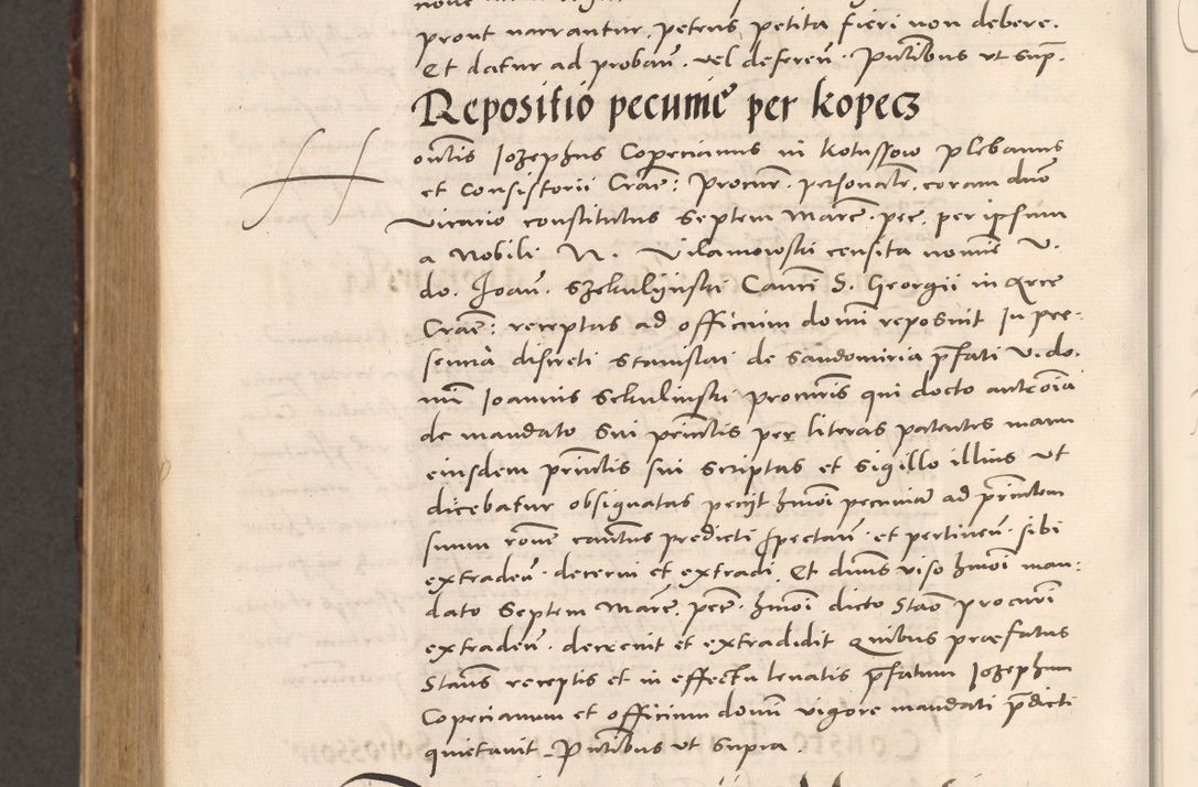 Zdjęcie nr 1086 dla obiektu archiwalnego: Acta actorum causarum, sentenciarum tam diffinitivarum quam interloquutoriarum, decretorum, obligationum, quietationum et constitucionum procuratorum coram reverendo domino Bartholomeo Ganthkowsky cancellario Gnesnensi, archidiacono et reverendissimi in Christo patris domini Andree Dei gratia episcopi Cracoviensis vicario in spiritualibus generali Cracoviensi ad annum Domini millesimum quingentesimum quingentesimum primum, cuius indictio nona, pontificatus sanctissimi in Christo patris domini Julii divina providencia pape tercii, annus secundus (sic!) felici omine incipiutur.