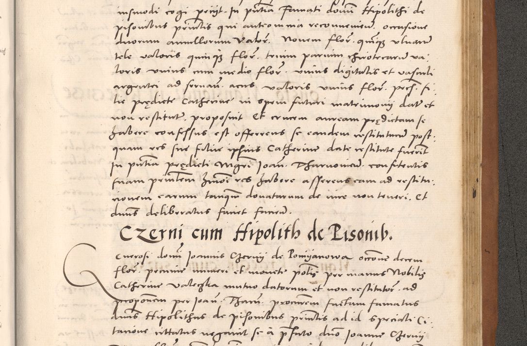 Zdjęcie nr 1077 dla obiektu archiwalnego: Acta actorum causarum, sentenciarum tam diffinitivarum quam interloquutoriarum, decretorum, obligationum, quietationum et constitucionum procuratorum coram reverendo domino Bartholomeo Ganthkowsky cancellario Gnesnensi, archidiacono et reverendissimi in Christo patris domini Andree Dei gratia episcopi Cracoviensis vicario in spiritualibus generali Cracoviensi ad annum Domini millesimum quingentesimum quingentesimum primum, cuius indictio nona, pontificatus sanctissimi in Christo patris domini Julii divina providencia pape tercii, annus secundus (sic!) felici omine incipiutur.