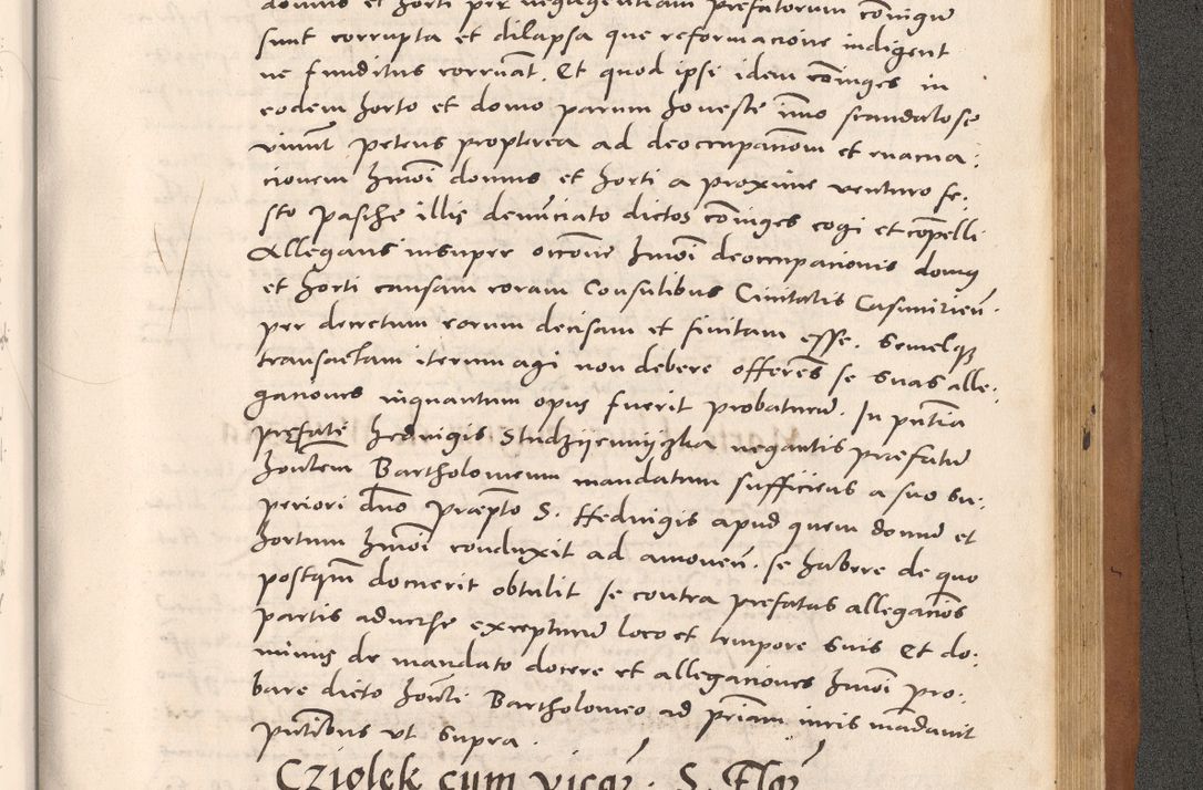 Zdjęcie nr 1069 dla obiektu archiwalnego: Acta actorum causarum, sentenciarum tam diffinitivarum quam interloquutoriarum, decretorum, obligationum, quietationum et constitucionum procuratorum coram reverendo domino Bartholomeo Ganthkowsky cancellario Gnesnensi, archidiacono et reverendissimi in Christo patris domini Andree Dei gratia episcopi Cracoviensis vicario in spiritualibus generali Cracoviensi ad annum Domini millesimum quingentesimum quingentesimum primum, cuius indictio nona, pontificatus sanctissimi in Christo patris domini Julii divina providencia pape tercii, annus secundus (sic!) felici omine incipiutur.