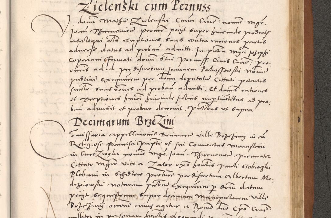 Zdjęcie nr 1067 dla obiektu archiwalnego: Acta actorum causarum, sentenciarum tam diffinitivarum quam interloquutoriarum, decretorum, obligationum, quietationum et constitucionum procuratorum coram reverendo domino Bartholomeo Ganthkowsky cancellario Gnesnensi, archidiacono et reverendissimi in Christo patris domini Andree Dei gratia episcopi Cracoviensis vicario in spiritualibus generali Cracoviensi ad annum Domini millesimum quingentesimum quingentesimum primum, cuius indictio nona, pontificatus sanctissimi in Christo patris domini Julii divina providencia pape tercii, annus secundus (sic!) felici omine incipiutur.