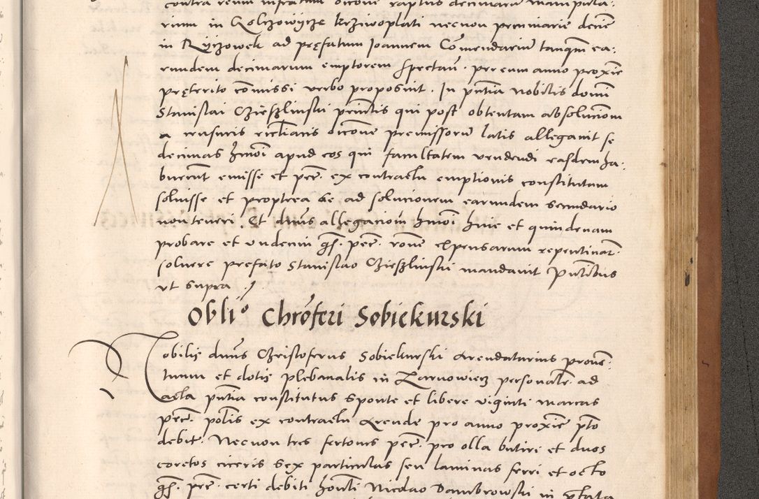 Zdjęcie nr 1061 dla obiektu archiwalnego: Acta actorum causarum, sentenciarum tam diffinitivarum quam interloquutoriarum, decretorum, obligationum, quietationum et constitucionum procuratorum coram reverendo domino Bartholomeo Ganthkowsky cancellario Gnesnensi, archidiacono et reverendissimi in Christo patris domini Andree Dei gratia episcopi Cracoviensis vicario in spiritualibus generali Cracoviensi ad annum Domini millesimum quingentesimum quingentesimum primum, cuius indictio nona, pontificatus sanctissimi in Christo patris domini Julii divina providencia pape tercii, annus secundus (sic!) felici omine incipiutur.
