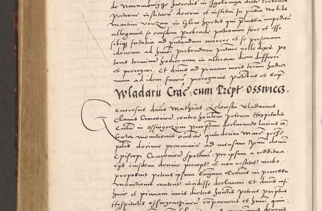 Zdjęcie nr 1062 dla obiektu archiwalnego: Acta actorum causarum, sentenciarum tam diffinitivarum quam interloquutoriarum, decretorum, obligationum, quietationum et constitucionum procuratorum coram reverendo domino Bartholomeo Ganthkowsky cancellario Gnesnensi, archidiacono et reverendissimi in Christo patris domini Andree Dei gratia episcopi Cracoviensis vicario in spiritualibus generali Cracoviensi ad annum Domini millesimum quingentesimum quingentesimum primum, cuius indictio nona, pontificatus sanctissimi in Christo patris domini Julii divina providencia pape tercii, annus secundus (sic!) felici omine incipiutur.
