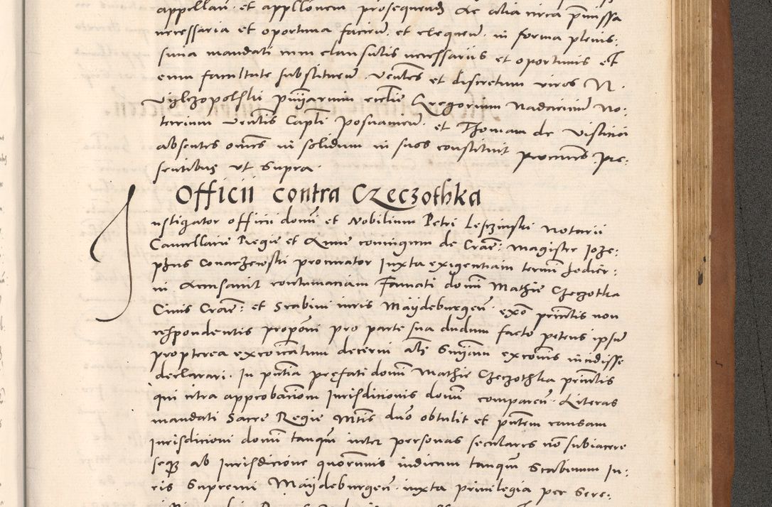 Zdjęcie nr 1057 dla obiektu archiwalnego: Acta actorum causarum, sentenciarum tam diffinitivarum quam interloquutoriarum, decretorum, obligationum, quietationum et constitucionum procuratorum coram reverendo domino Bartholomeo Ganthkowsky cancellario Gnesnensi, archidiacono et reverendissimi in Christo patris domini Andree Dei gratia episcopi Cracoviensis vicario in spiritualibus generali Cracoviensi ad annum Domini millesimum quingentesimum quingentesimum primum, cuius indictio nona, pontificatus sanctissimi in Christo patris domini Julii divina providencia pape tercii, annus secundus (sic!) felici omine incipiutur.