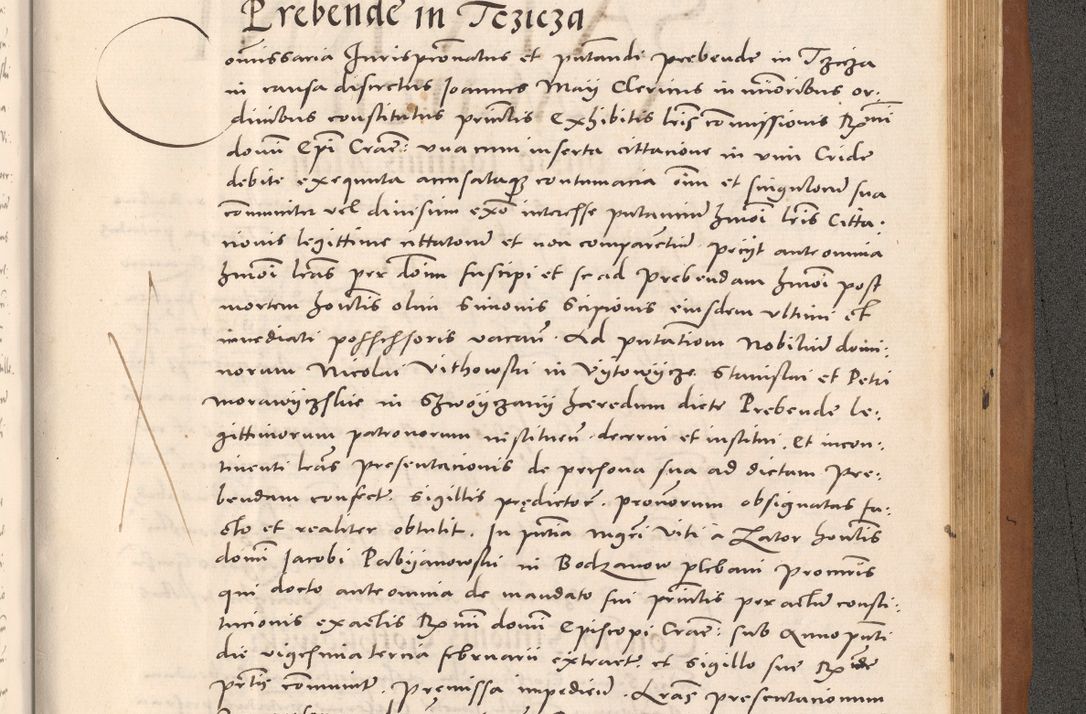 Zdjęcie nr 1055 dla obiektu archiwalnego: Acta actorum causarum, sentenciarum tam diffinitivarum quam interloquutoriarum, decretorum, obligationum, quietationum et constitucionum procuratorum coram reverendo domino Bartholomeo Ganthkowsky cancellario Gnesnensi, archidiacono et reverendissimi in Christo patris domini Andree Dei gratia episcopi Cracoviensis vicario in spiritualibus generali Cracoviensi ad annum Domini millesimum quingentesimum quingentesimum primum, cuius indictio nona, pontificatus sanctissimi in Christo patris domini Julii divina providencia pape tercii, annus secundus (sic!) felici omine incipiutur.