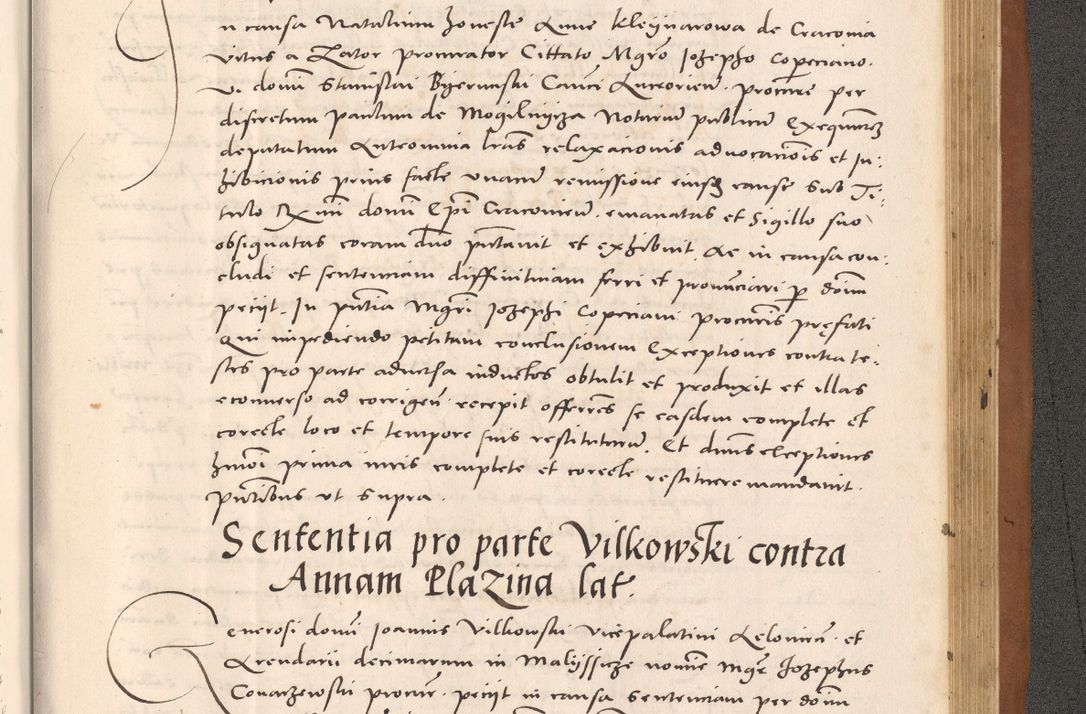 Zdjęcie nr 1053 dla obiektu archiwalnego: Acta actorum causarum, sentenciarum tam diffinitivarum quam interloquutoriarum, decretorum, obligationum, quietationum et constitucionum procuratorum coram reverendo domino Bartholomeo Ganthkowsky cancellario Gnesnensi, archidiacono et reverendissimi in Christo patris domini Andree Dei gratia episcopi Cracoviensis vicario in spiritualibus generali Cracoviensi ad annum Domini millesimum quingentesimum quingentesimum primum, cuius indictio nona, pontificatus sanctissimi in Christo patris domini Julii divina providencia pape tercii, annus secundus (sic!) felici omine incipiutur.