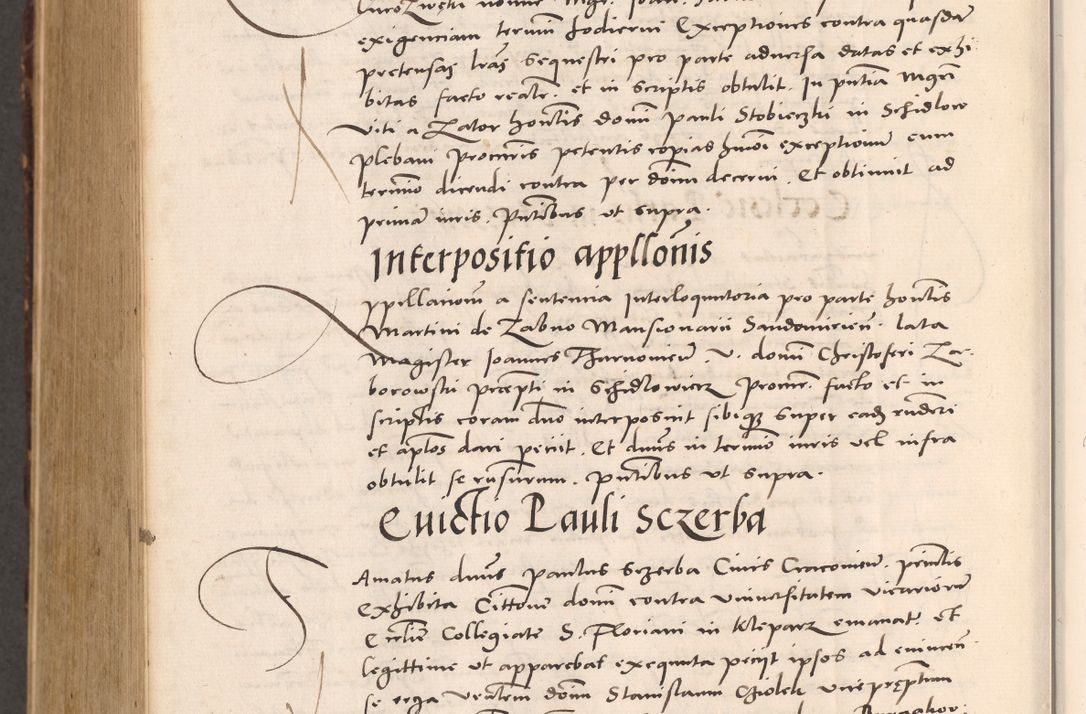 Zdjęcie nr 1048 dla obiektu archiwalnego: Acta actorum causarum, sentenciarum tam diffinitivarum quam interloquutoriarum, decretorum, obligationum, quietationum et constitucionum procuratorum coram reverendo domino Bartholomeo Ganthkowsky cancellario Gnesnensi, archidiacono et reverendissimi in Christo patris domini Andree Dei gratia episcopi Cracoviensis vicario in spiritualibus generali Cracoviensi ad annum Domini millesimum quingentesimum quingentesimum primum, cuius indictio nona, pontificatus sanctissimi in Christo patris domini Julii divina providencia pape tercii, annus secundus (sic!) felici omine incipiutur.