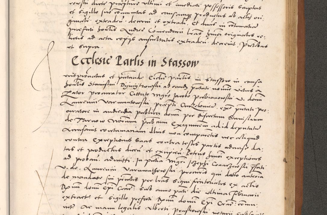 Zdjęcie nr 1047 dla obiektu archiwalnego: Acta actorum causarum, sentenciarum tam diffinitivarum quam interloquutoriarum, decretorum, obligationum, quietationum et constitucionum procuratorum coram reverendo domino Bartholomeo Ganthkowsky cancellario Gnesnensi, archidiacono et reverendissimi in Christo patris domini Andree Dei gratia episcopi Cracoviensis vicario in spiritualibus generali Cracoviensi ad annum Domini millesimum quingentesimum quingentesimum primum, cuius indictio nona, pontificatus sanctissimi in Christo patris domini Julii divina providencia pape tercii, annus secundus (sic!) felici omine incipiutur.