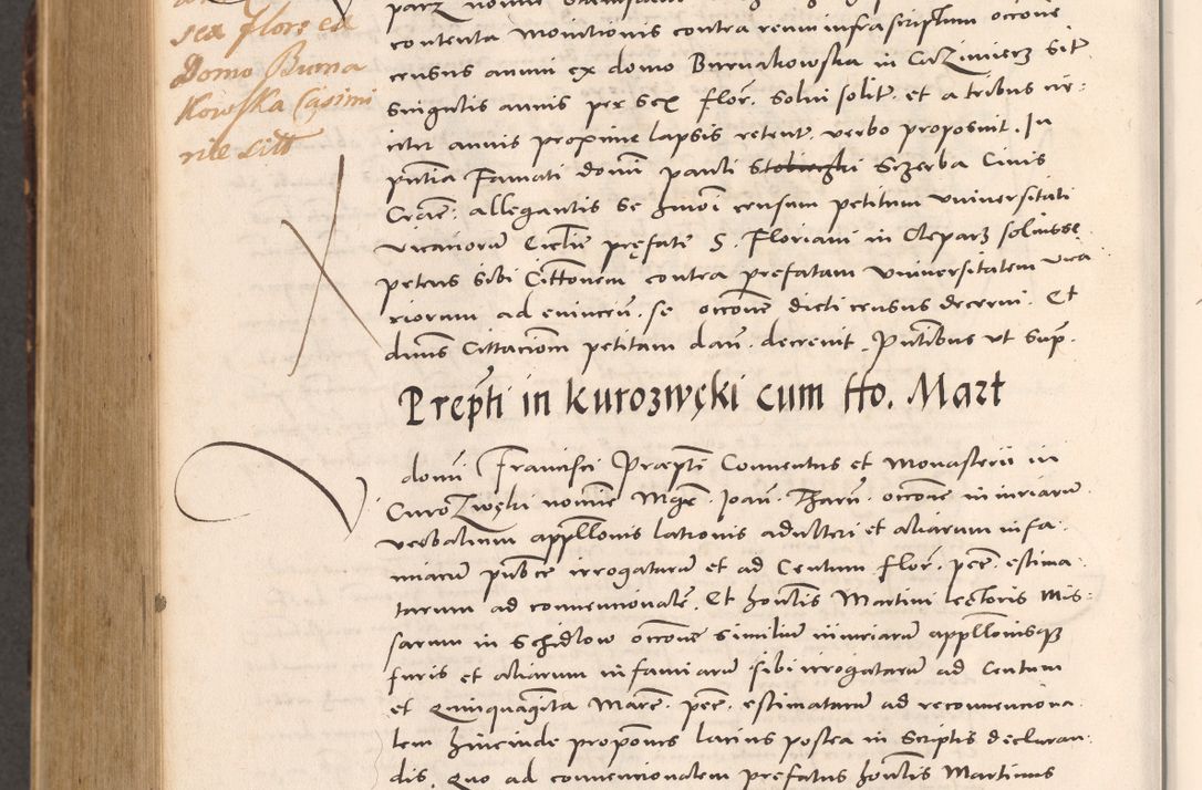 Zdjęcie nr 1040 dla obiektu archiwalnego: Acta actorum causarum, sentenciarum tam diffinitivarum quam interloquutoriarum, decretorum, obligationum, quietationum et constitucionum procuratorum coram reverendo domino Bartholomeo Ganthkowsky cancellario Gnesnensi, archidiacono et reverendissimi in Christo patris domini Andree Dei gratia episcopi Cracoviensis vicario in spiritualibus generali Cracoviensi ad annum Domini millesimum quingentesimum quingentesimum primum, cuius indictio nona, pontificatus sanctissimi in Christo patris domini Julii divina providencia pape tercii, annus secundus (sic!) felici omine incipiutur.