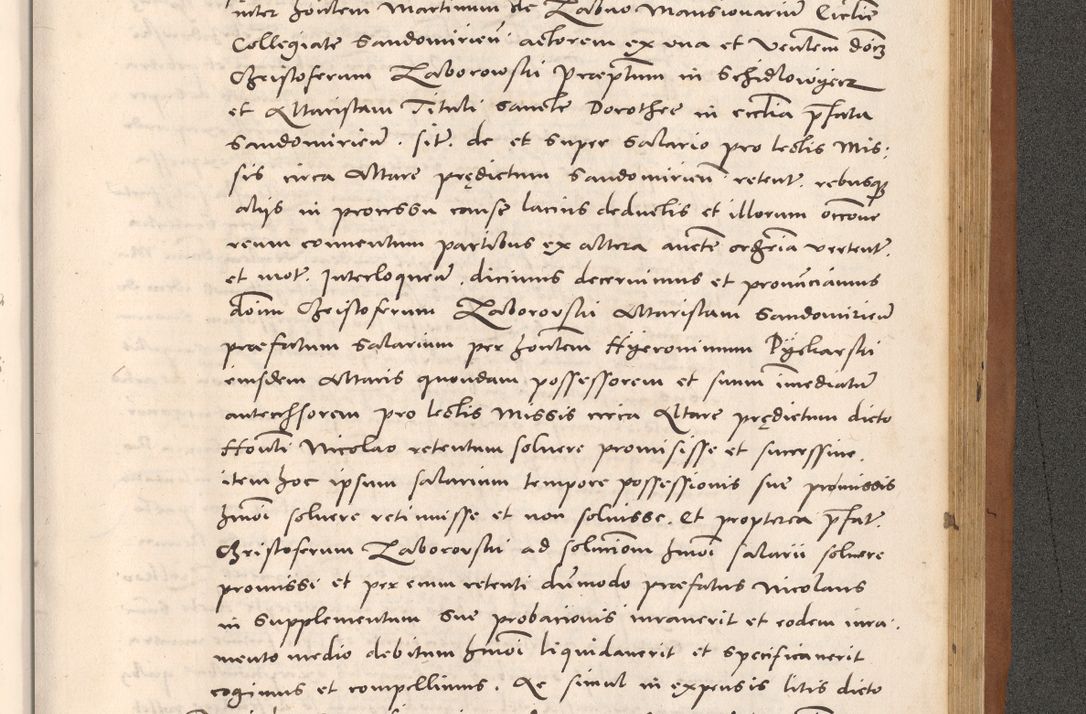 Zdjęcie nr 1035 dla obiektu archiwalnego: Acta actorum causarum, sentenciarum tam diffinitivarum quam interloquutoriarum, decretorum, obligationum, quietationum et constitucionum procuratorum coram reverendo domino Bartholomeo Ganthkowsky cancellario Gnesnensi, archidiacono et reverendissimi in Christo patris domini Andree Dei gratia episcopi Cracoviensis vicario in spiritualibus generali Cracoviensi ad annum Domini millesimum quingentesimum quingentesimum primum, cuius indictio nona, pontificatus sanctissimi in Christo patris domini Julii divina providencia pape tercii, annus secundus (sic!) felici omine incipiutur.