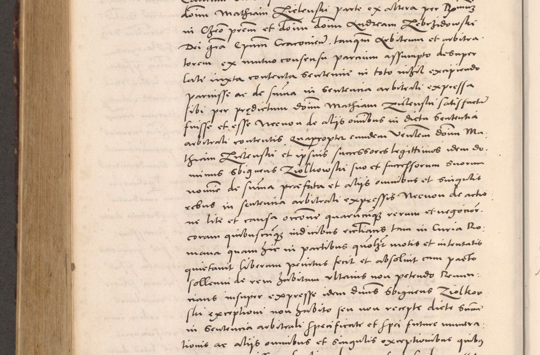 Zdjęcie nr 1036 dla obiektu archiwalnego: Acta actorum causarum, sentenciarum tam diffinitivarum quam interloquutoriarum, decretorum, obligationum, quietationum et constitucionum procuratorum coram reverendo domino Bartholomeo Ganthkowsky cancellario Gnesnensi, archidiacono et reverendissimi in Christo patris domini Andree Dei gratia episcopi Cracoviensis vicario in spiritualibus generali Cracoviensi ad annum Domini millesimum quingentesimum quingentesimum primum, cuius indictio nona, pontificatus sanctissimi in Christo patris domini Julii divina providencia pape tercii, annus secundus (sic!) felici omine incipiutur.