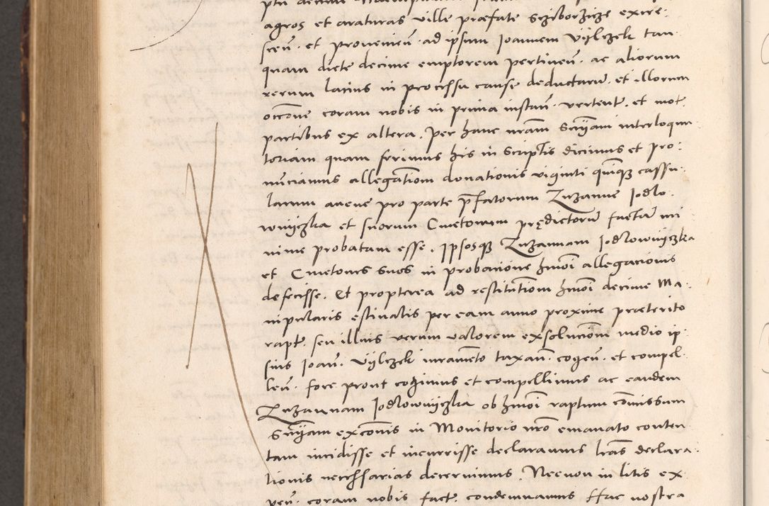 Zdjęcie nr 1030 dla obiektu archiwalnego: Acta actorum causarum, sentenciarum tam diffinitivarum quam interloquutoriarum, decretorum, obligationum, quietationum et constitucionum procuratorum coram reverendo domino Bartholomeo Ganthkowsky cancellario Gnesnensi, archidiacono et reverendissimi in Christo patris domini Andree Dei gratia episcopi Cracoviensis vicario in spiritualibus generali Cracoviensi ad annum Domini millesimum quingentesimum quingentesimum primum, cuius indictio nona, pontificatus sanctissimi in Christo patris domini Julii divina providencia pape tercii, annus secundus (sic!) felici omine incipiutur.