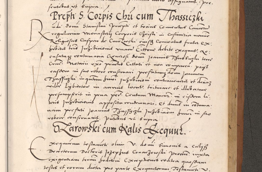 Zdjęcie nr 1027 dla obiektu archiwalnego: Acta actorum causarum, sentenciarum tam diffinitivarum quam interloquutoriarum, decretorum, obligationum, quietationum et constitucionum procuratorum coram reverendo domino Bartholomeo Ganthkowsky cancellario Gnesnensi, archidiacono et reverendissimi in Christo patris domini Andree Dei gratia episcopi Cracoviensis vicario in spiritualibus generali Cracoviensi ad annum Domini millesimum quingentesimum quingentesimum primum, cuius indictio nona, pontificatus sanctissimi in Christo patris domini Julii divina providencia pape tercii, annus secundus (sic!) felici omine incipiutur.