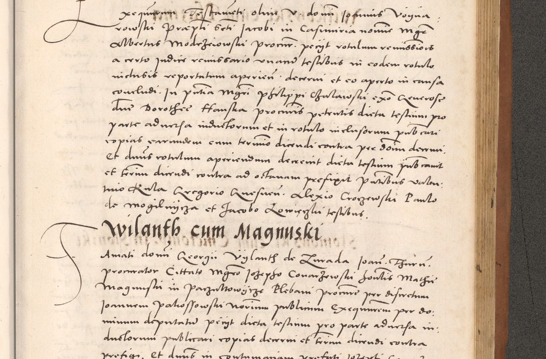 Zdjęcie nr 1031 dla obiektu archiwalnego: Acta actorum causarum, sentenciarum tam diffinitivarum quam interloquutoriarum, decretorum, obligationum, quietationum et constitucionum procuratorum coram reverendo domino Bartholomeo Ganthkowsky cancellario Gnesnensi, archidiacono et reverendissimi in Christo patris domini Andree Dei gratia episcopi Cracoviensis vicario in spiritualibus generali Cracoviensi ad annum Domini millesimum quingentesimum quingentesimum primum, cuius indictio nona, pontificatus sanctissimi in Christo patris domini Julii divina providencia pape tercii, annus secundus (sic!) felici omine incipiutur.